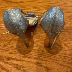 Silver glitter Christian Louboutin